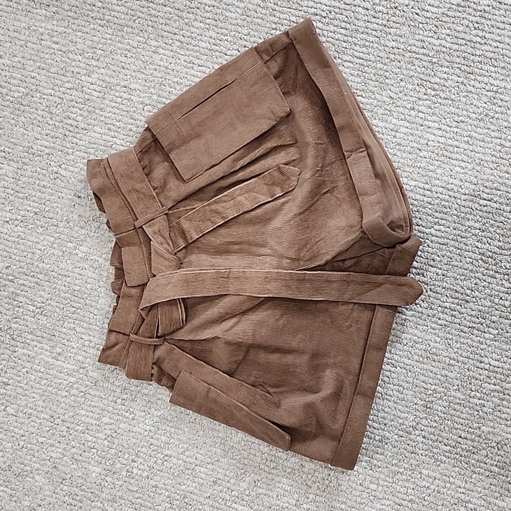 Forever 21 Brown Corduroy Shorts, Size Small